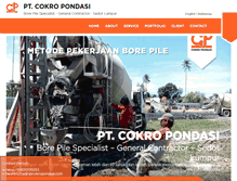 Tablet Screenshot of cokropondasi.com